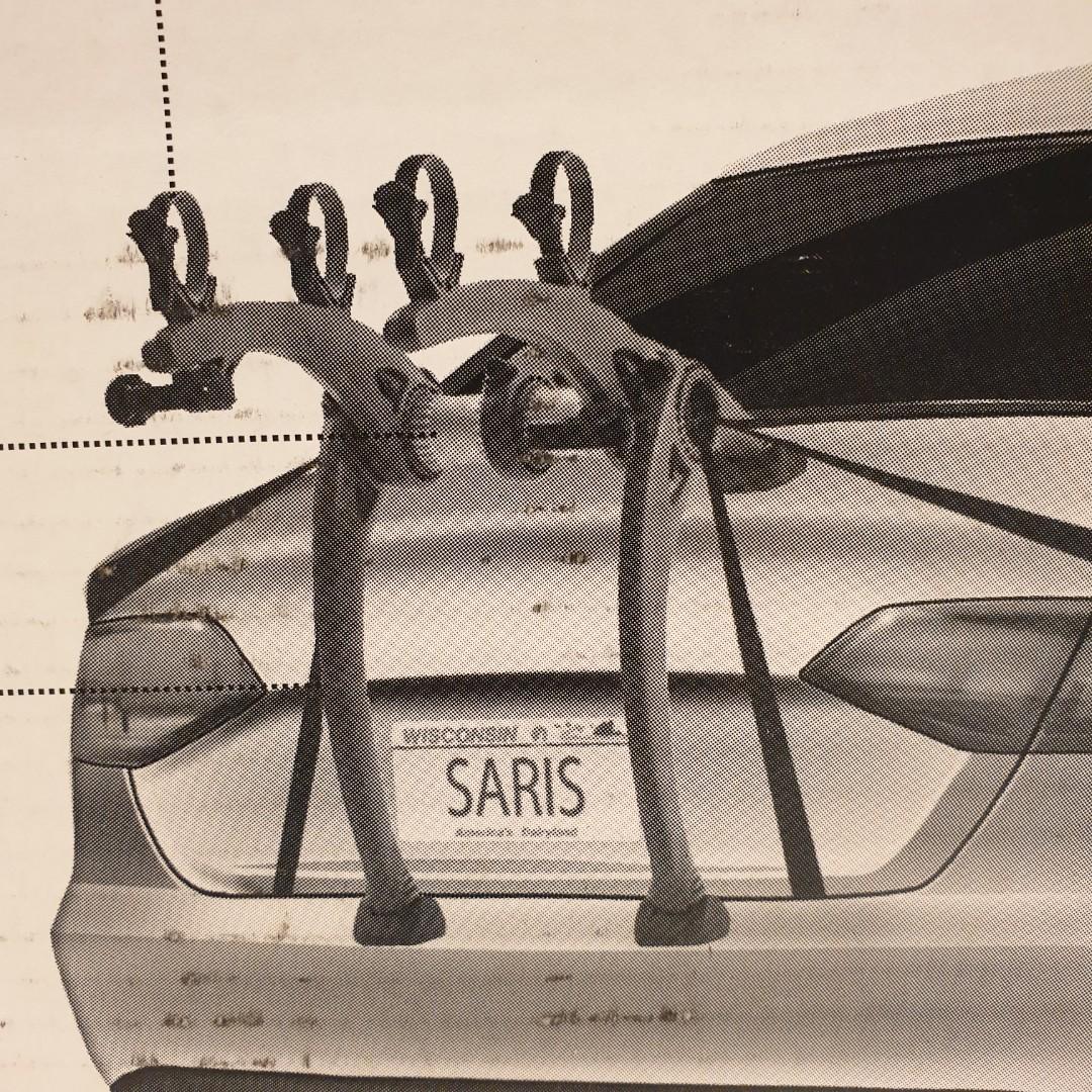Saris Bones 2 Bike Cycle Rack for car 805 Grey Sports Equipment Bicycles Parts Parts Accessories on Carousell