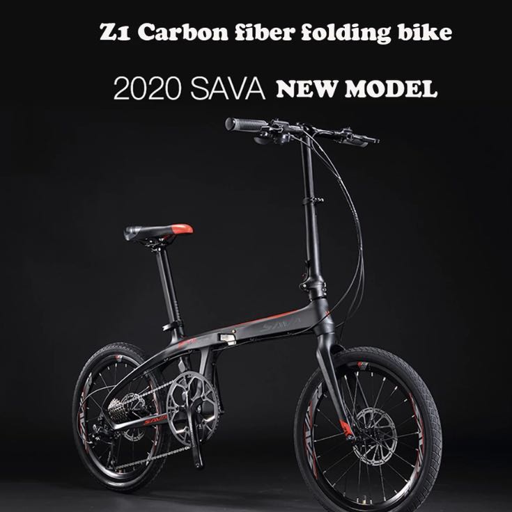 Authentic SAVA Z1 Carbon Folding Foldies bike 20" inch Shimano R3000