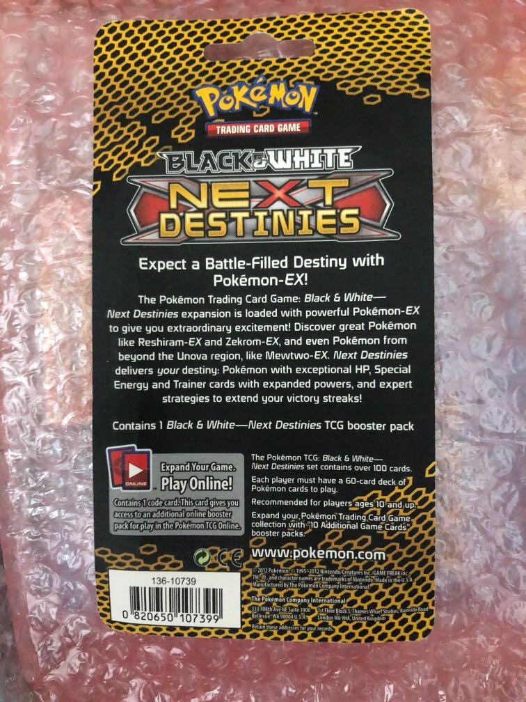 Mienfoo (67/99) [Black & White: Next Destinies] SEALED Pokmon black white next  destinies blister pack mewtwo artwork ...