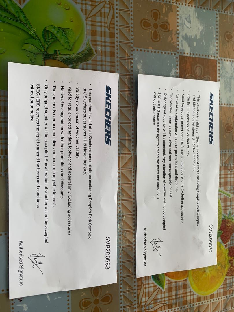 sketchers voucher
