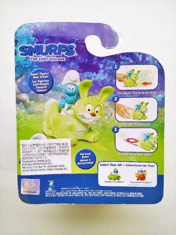SMURFS THE LOST VILLAGE 藍精靈 電影版 Smurfs Hefty On Bucky Figure, 興趣及遊戲, 玩具