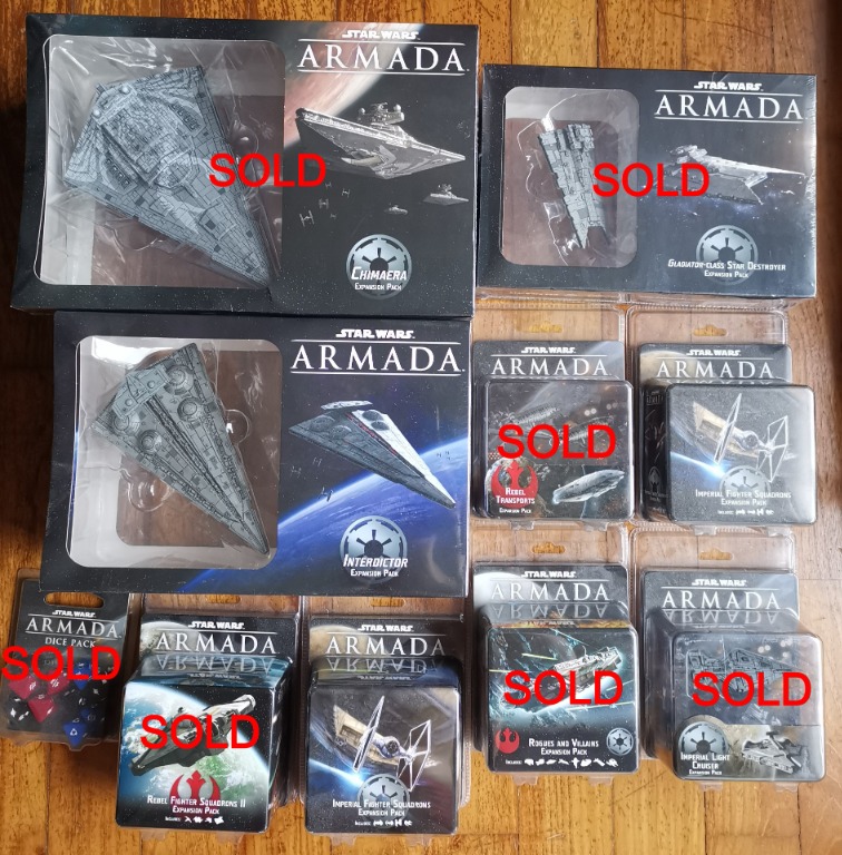 Star Wars Armada Expansion Packs Capital Ships and Fighter Squadrons