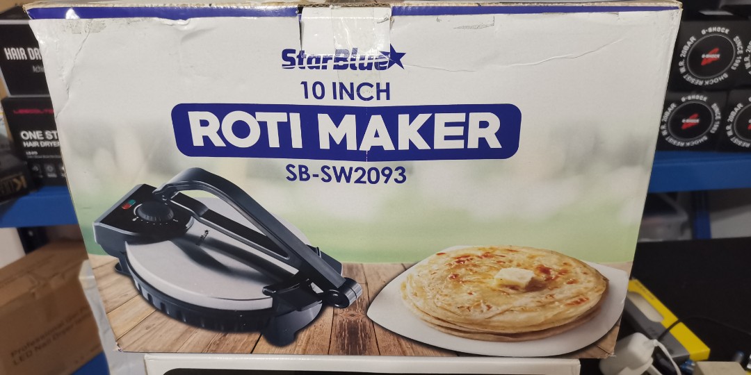 Star Blue Roti Maker Omelette Maker Starblue 25.4Cm Roti Maker Machine With Free Roti Heater ...