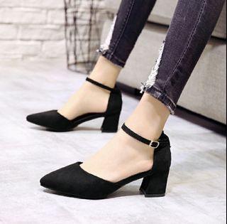 Suede High Heels