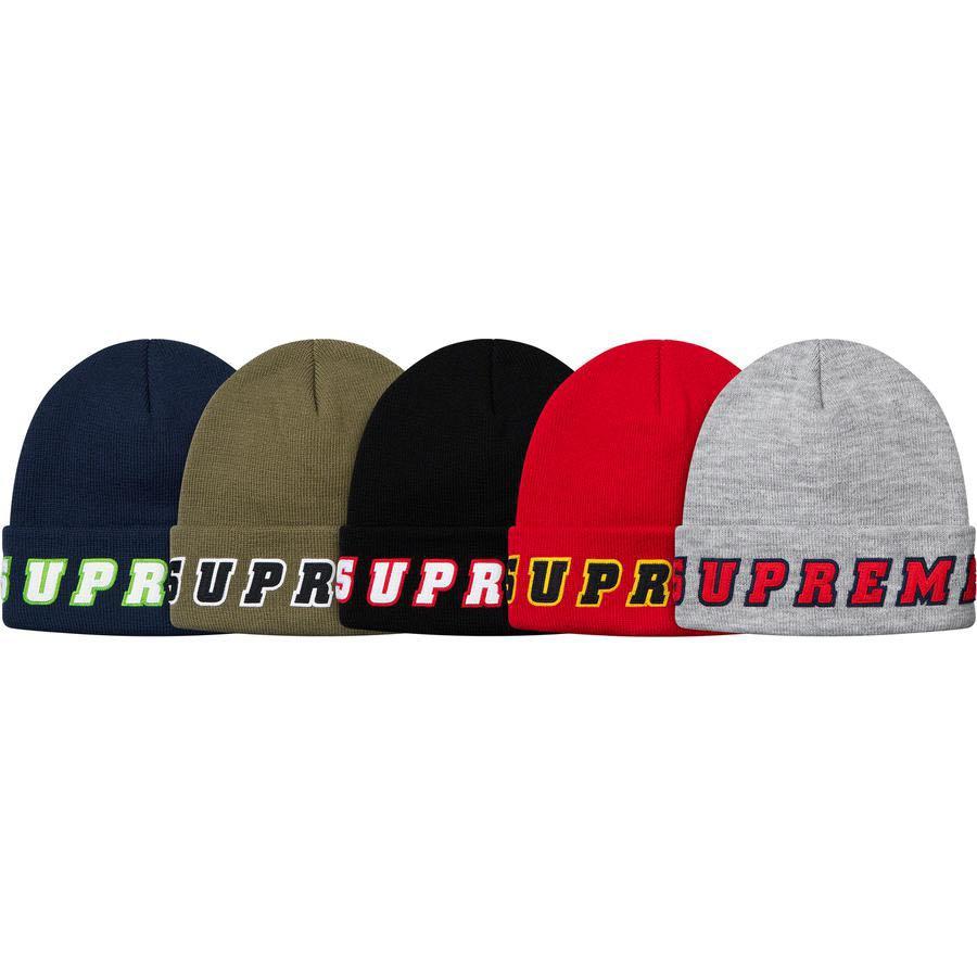 Supreme Felt Logo Beanie, Men's Fashion 