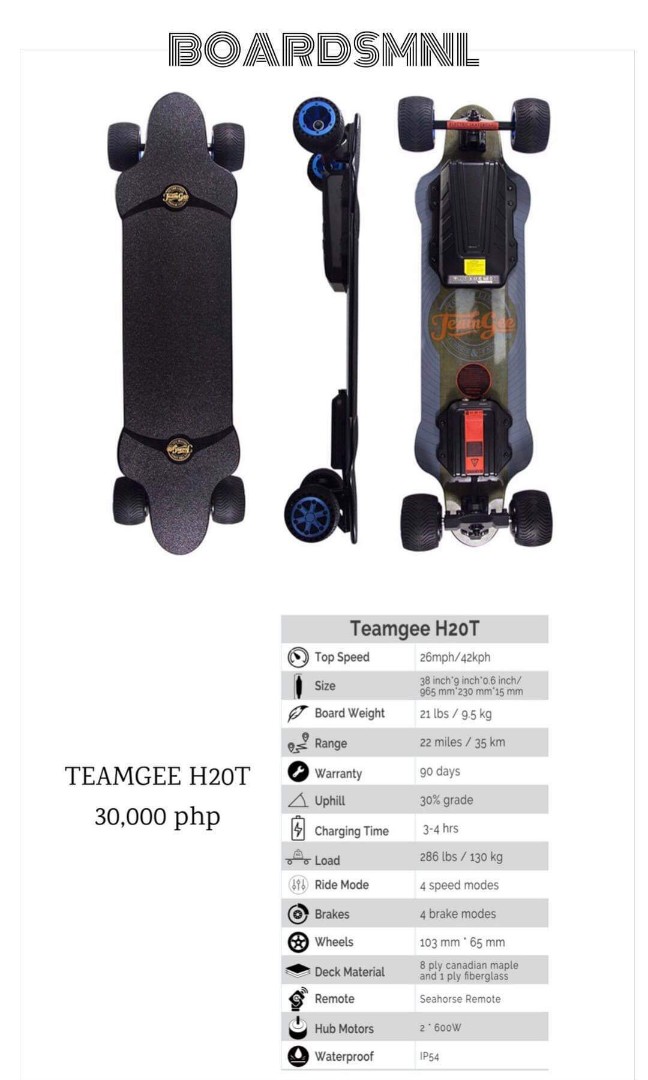 H20t teamgee Clearance