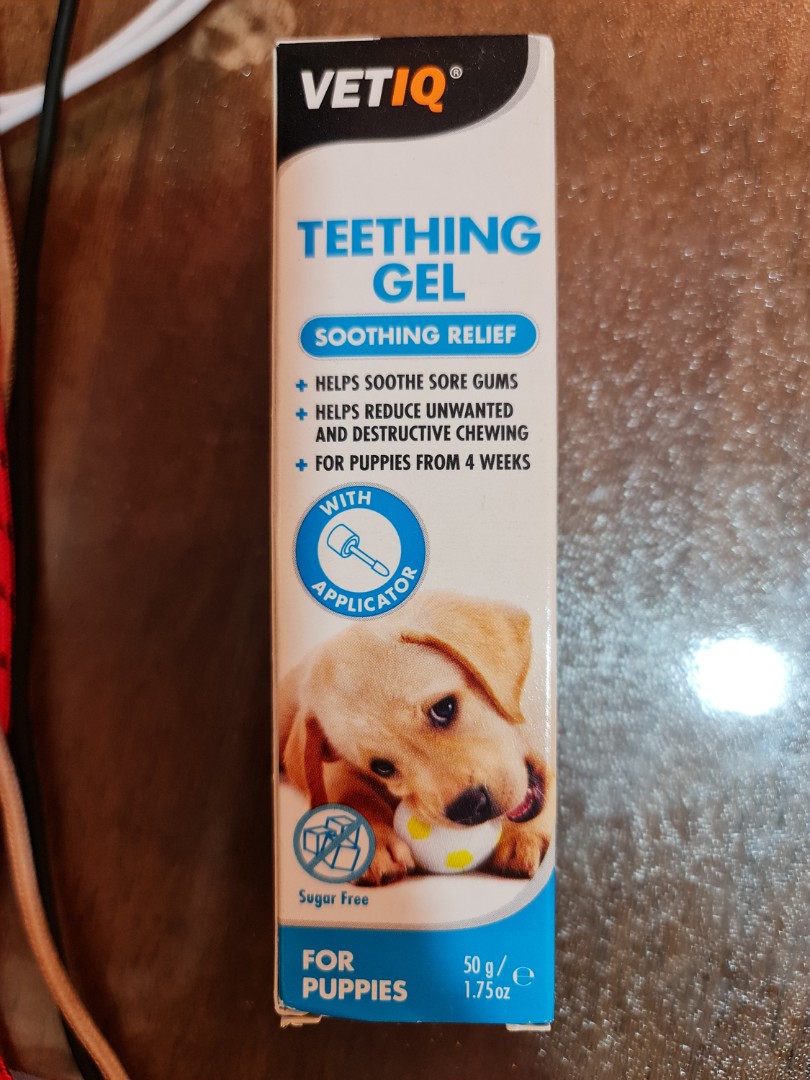 puppy teething gel