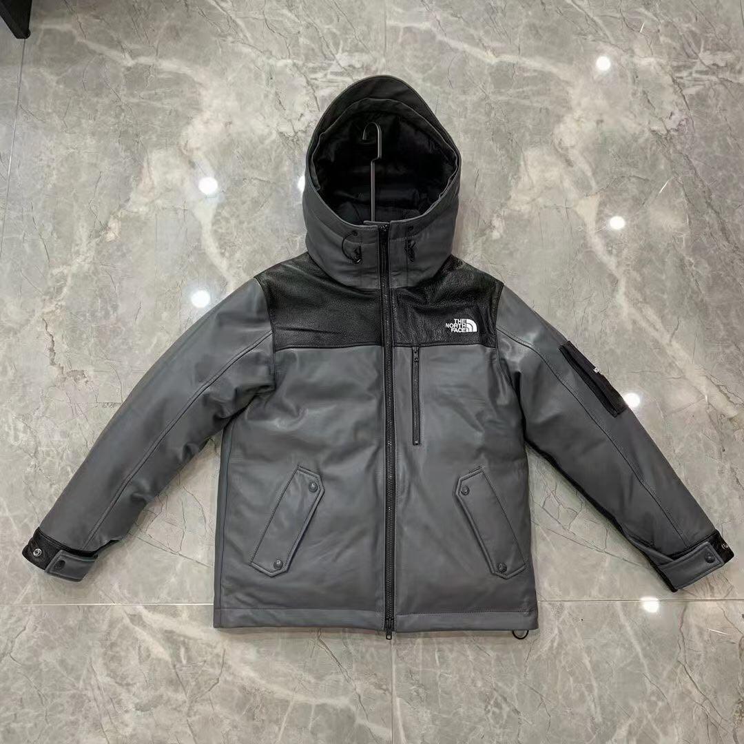 The north face purple label Mountain Down Leather Jacket