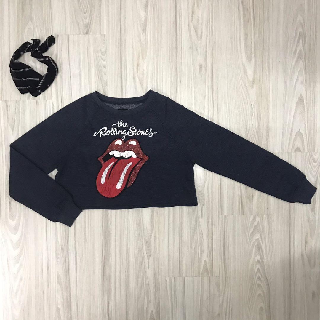 The Rolling Stones Crop Jumper