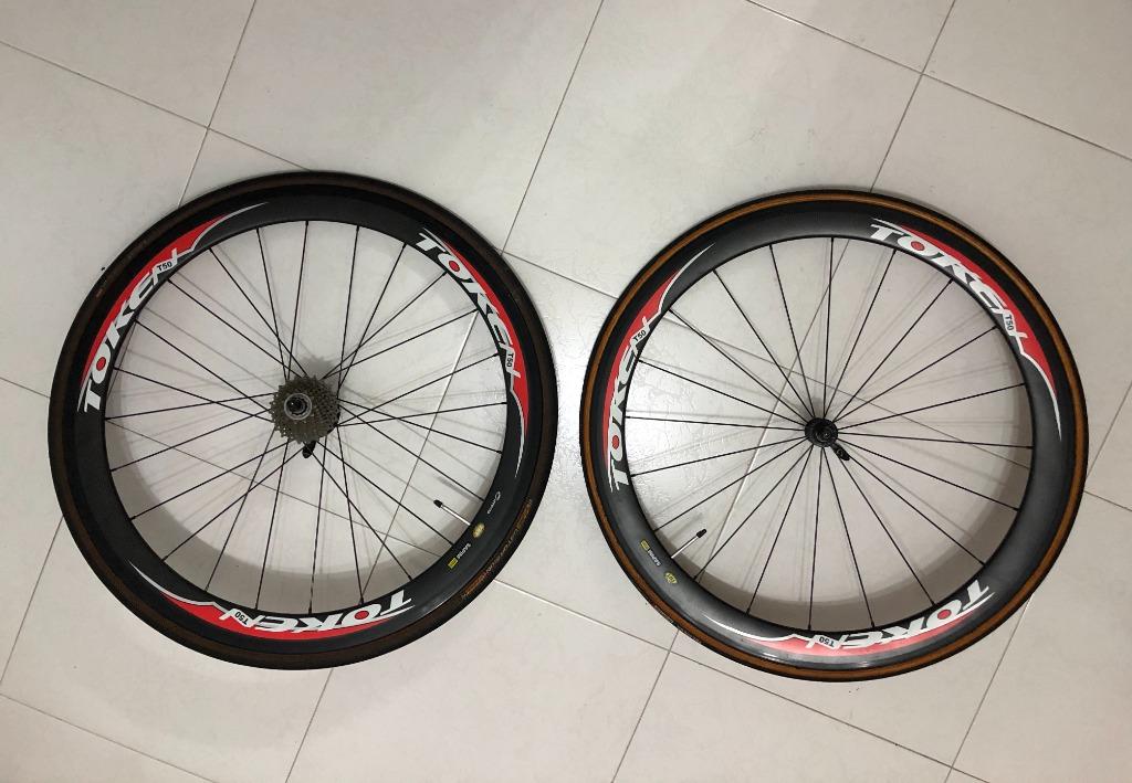 Token T50 Carbon Tubular Road Racing Wheelset