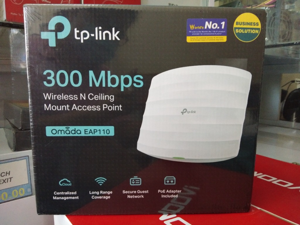 Tp Link Eap110 Indoor Wireless N Ceiling Mount Electronics Computer Parts Accessories On Carousell