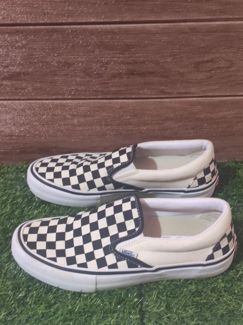 Vans Checkerboard Slip On Pro Men s Fashion Footwear Dress