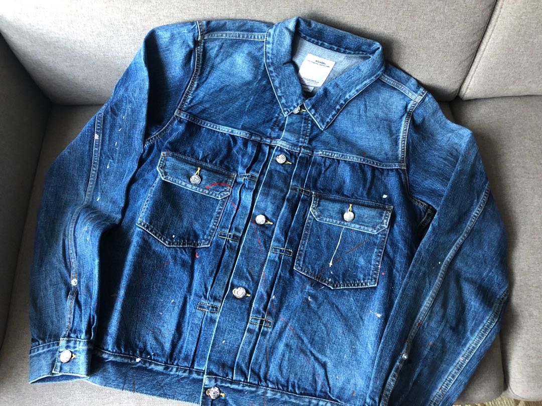 visvim SS 101 JKT DRY DMGD-999, 男裝, 外套及戶外衣服- Carousell