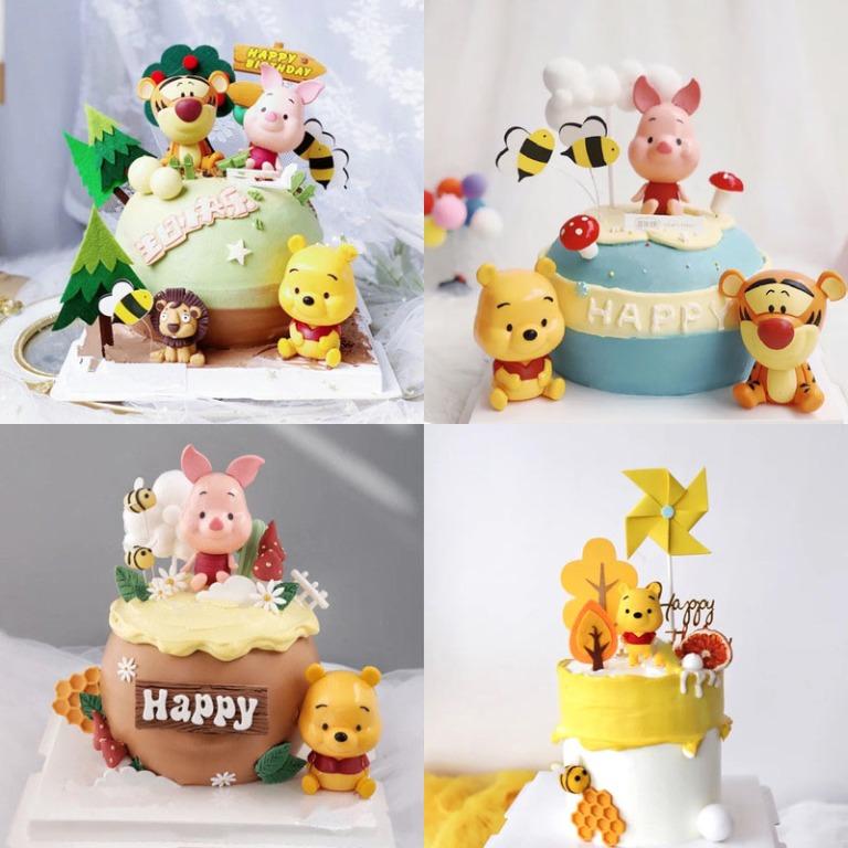 Winnie The Pooh cake topper, Food &amp; Drinks, Baked Goods on