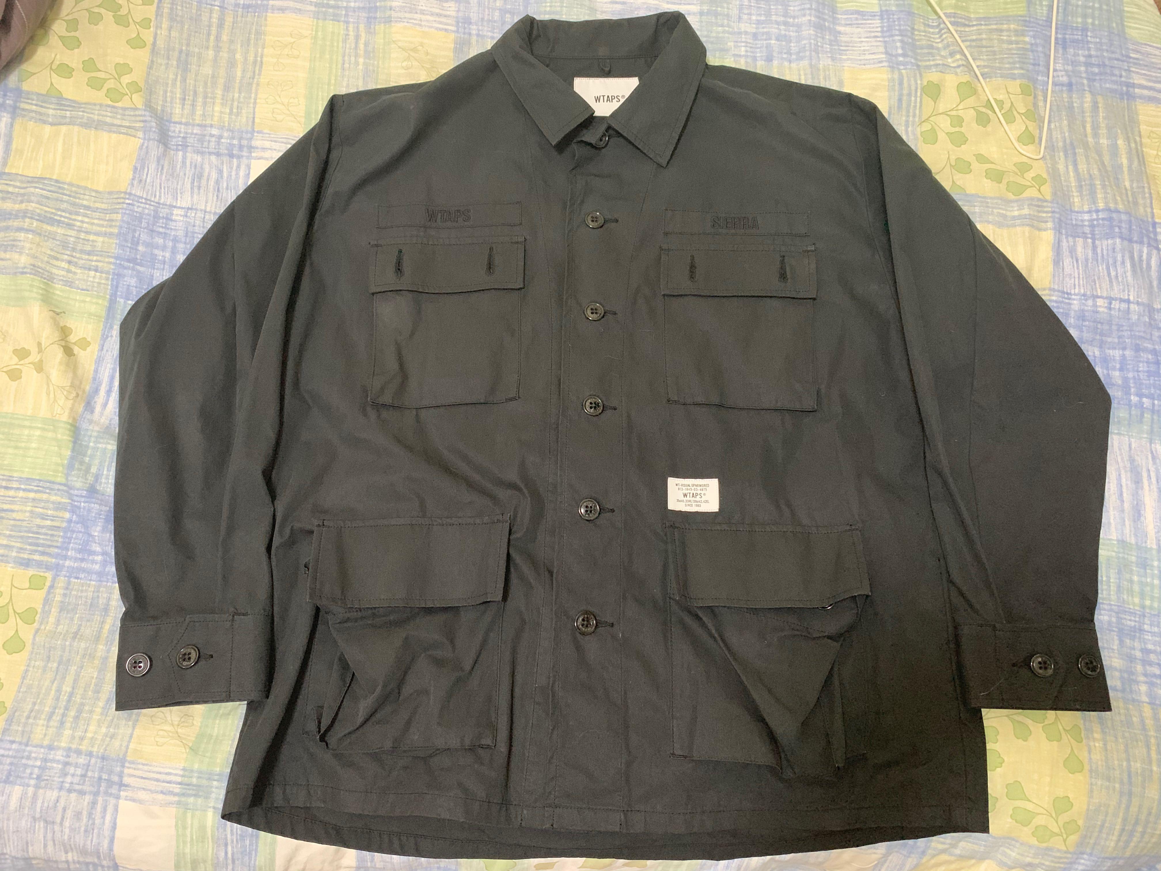 Wtaps 18ss Jungle LS Shirt Black Size 01, 女裝, 上衣, T-shirt