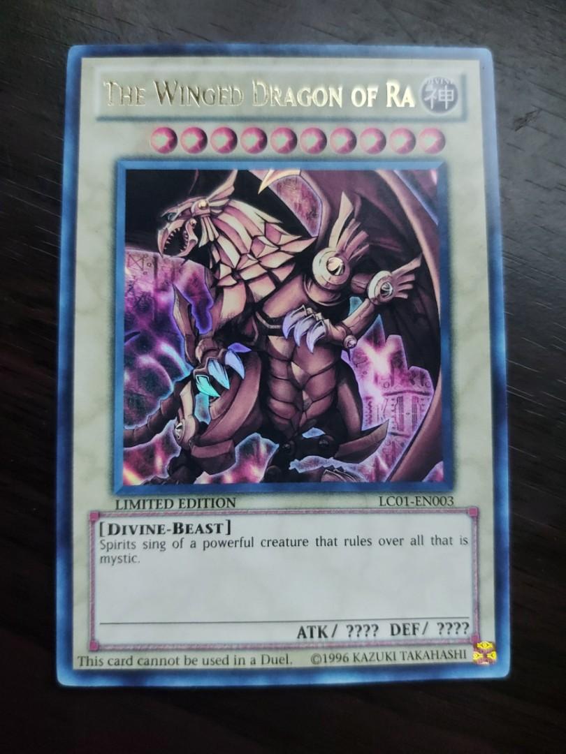 YuGiOh LC01-EN003 The Winged Dragon of Ra (Original), Hobbies u0026 Toys, Toys  u0026 Games on Carousell
