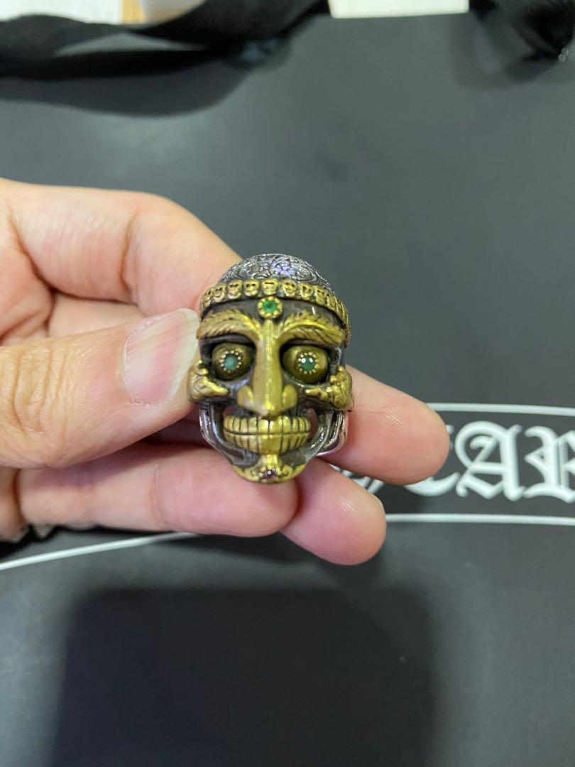 Tibetan skull new arrivals ring