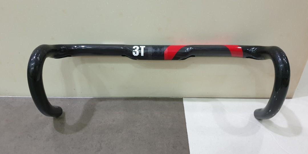 3T Ergonova TEAM Carbon Handlebar 44cm Sports Equipment Bicycles