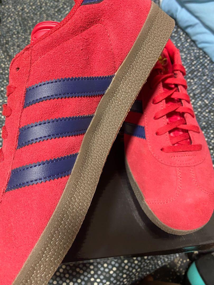 Adidas Gazelle Suede Leather RED NAVY