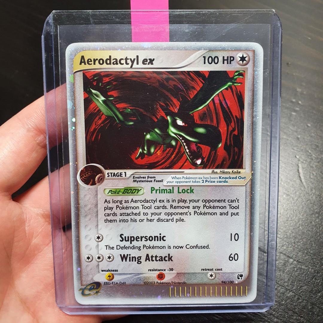 Aerodactyl Ex 94 100 Ultra Rare Ex Sandstorm Singles Pokemon Tcg Cards Hobbies Toys Toys Games On Carousell Aerodactyl Ex 94 100 Ultra Rare Ex Sandstorm Singles Pokemon Tcg Cards Hobbies Toys Toys Games On Carousell