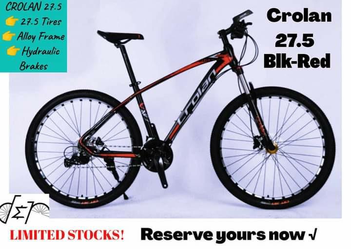 Alloy Mountainbike 27.5 Crolan Hydraulic Onhand Ready