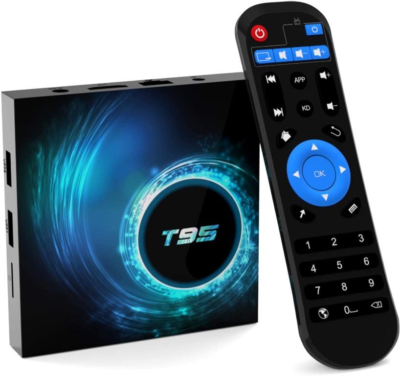 Android 10 0 Tv Box T95 4gb Ram 64 Rom Allwinner H616 Quad Core 64 Bit Arm Cortex A53 Android Box With 2 4g 5g Dual Wifi 10 100m Ethernet Support H 265 3d 6k Ultra Hd Bt 5 0 Hdmi 2 0 Smart Tv Box