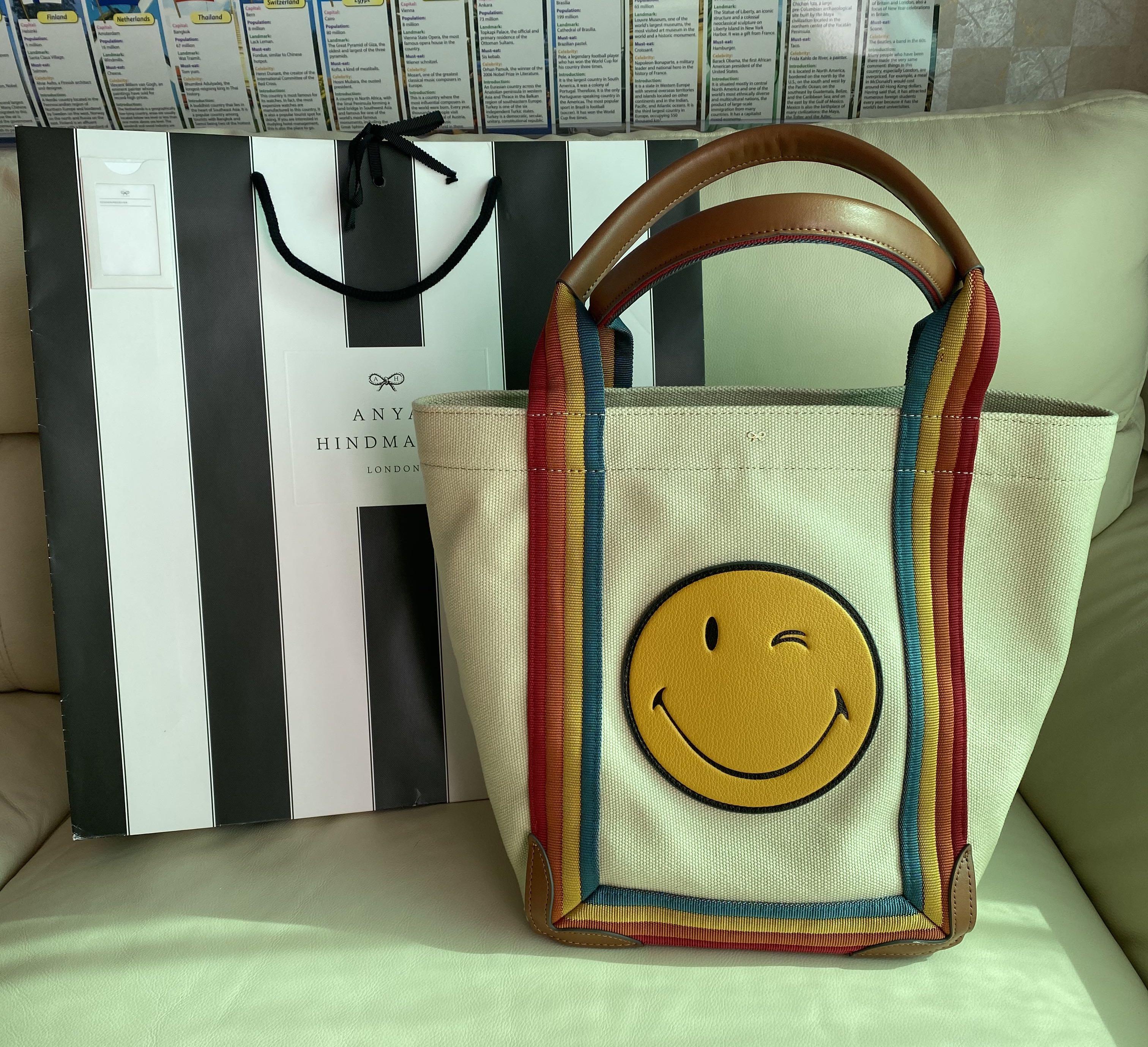Anya hindmarch on sale smiley tote