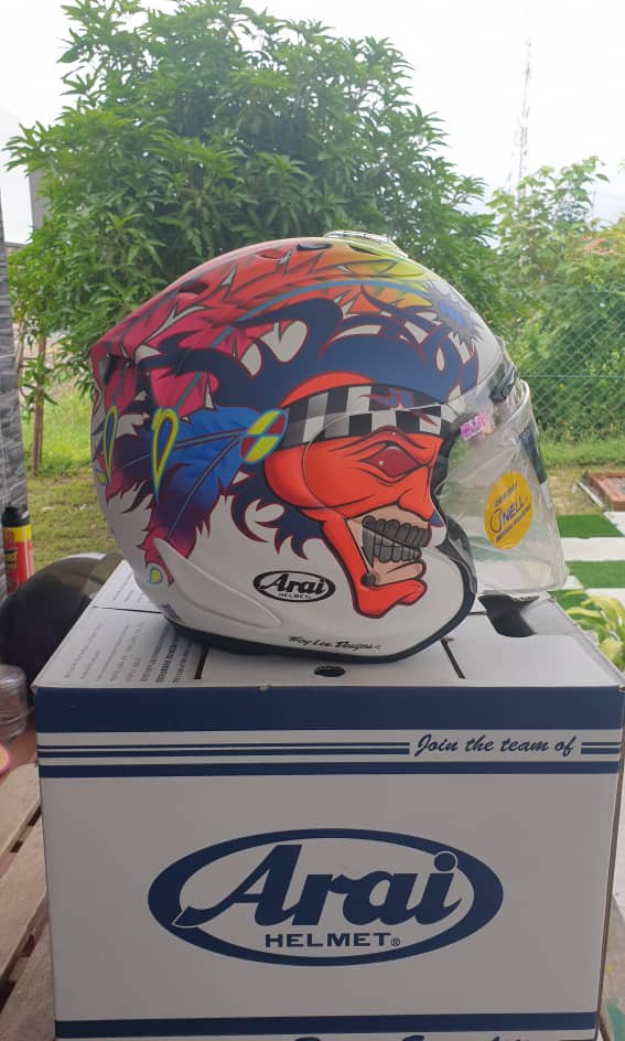 Arai outlet russell white