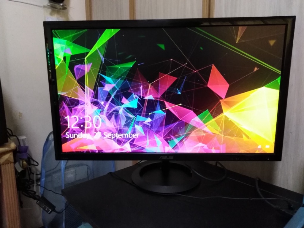 Asus 27 Inch Monitor Vx278h Electronics Computer Parts Accessories On Carousell