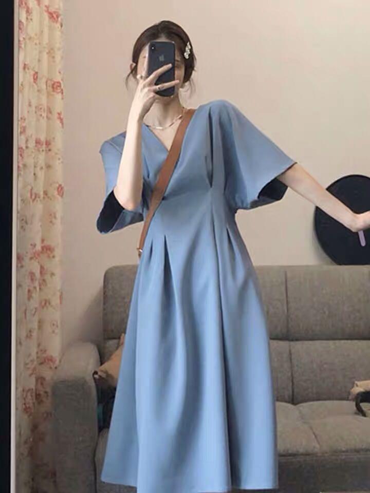 Audrey Hepburn Blue Dress