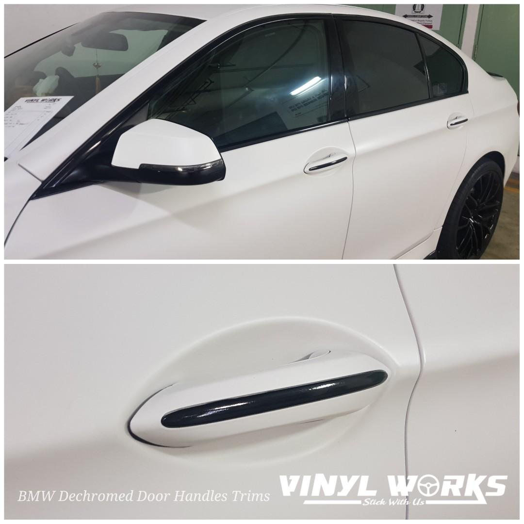 chrome car door handles