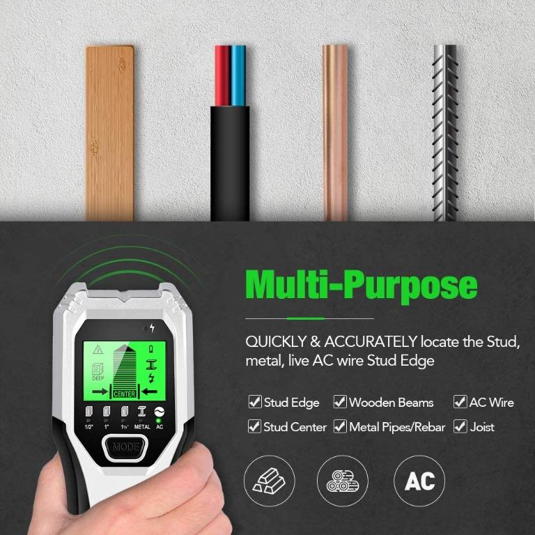 [BNIB] Tavool (TH510) Wall Stud Finder Sensor Scanner, 5in1