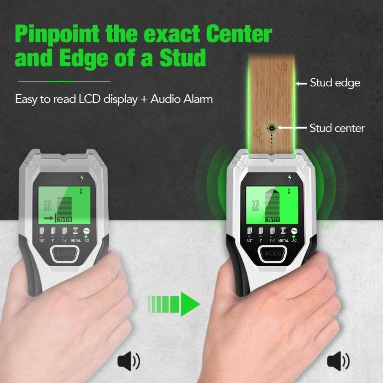 [BNIB] Tavool (TH510) Wall Stud Finder Sensor Scanner, 5in1