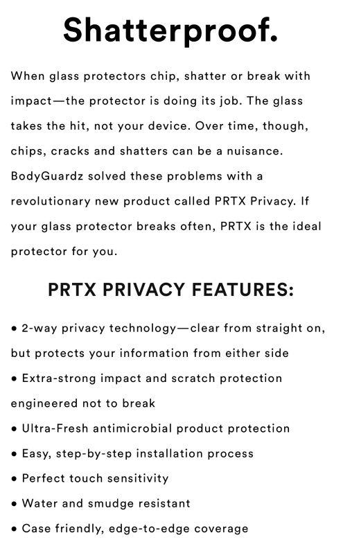 PRTX® Privacy Screen Protector for iPhone 13 Pro Max