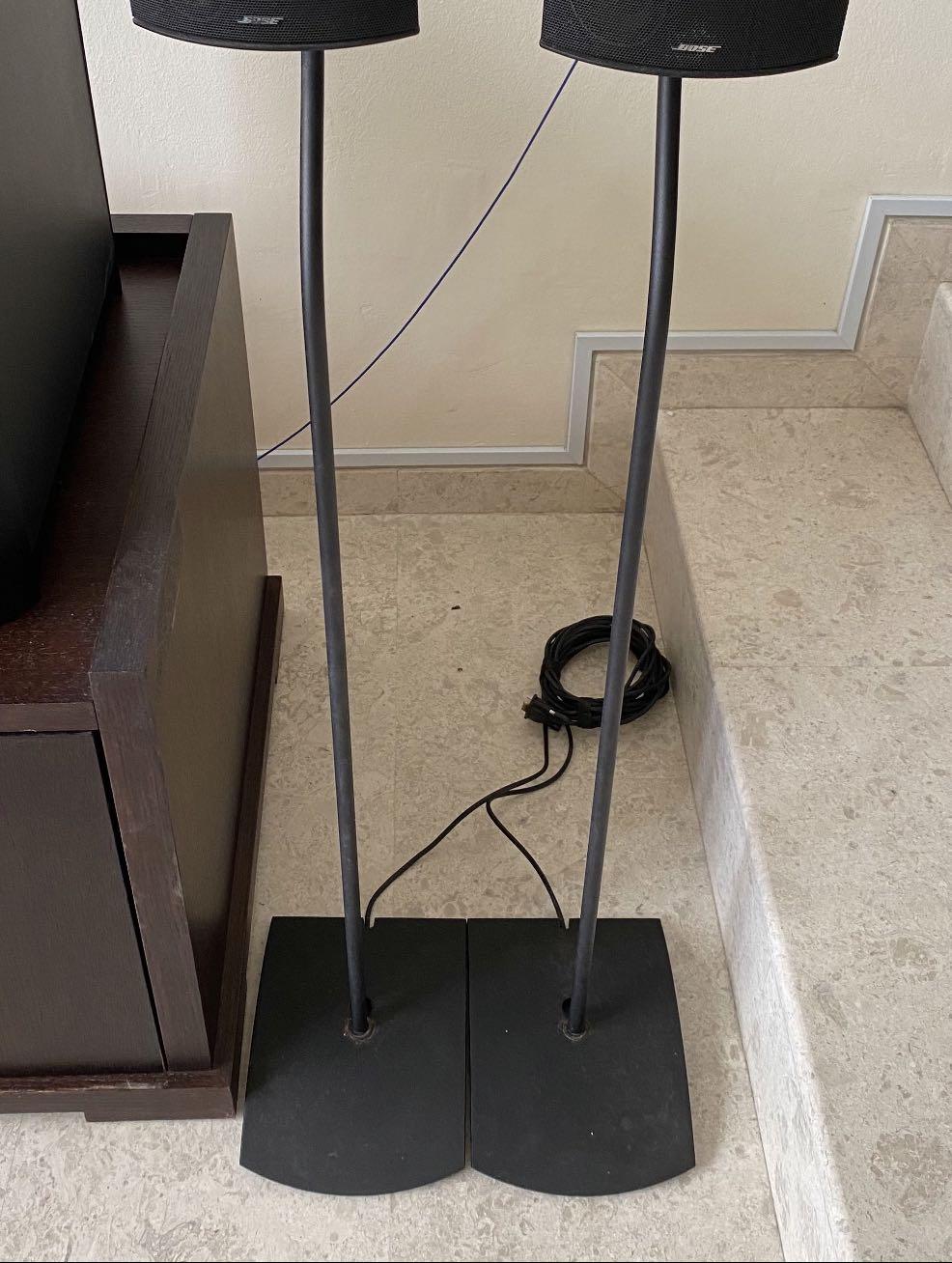 Bose cinemate long speaker stands. Stands only