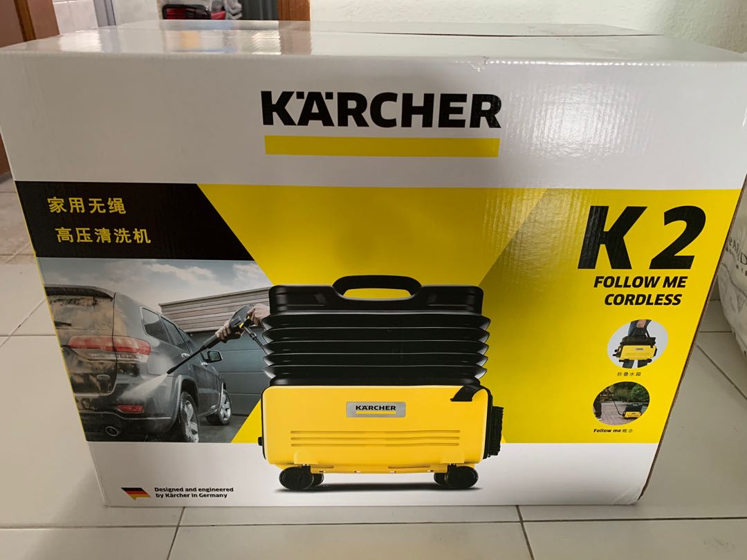 Brand New Karcher High Pressure Washer K2 Follow Me Cordless TV Home Appliances Vacuum Cleaner Housekeeping on Carousell