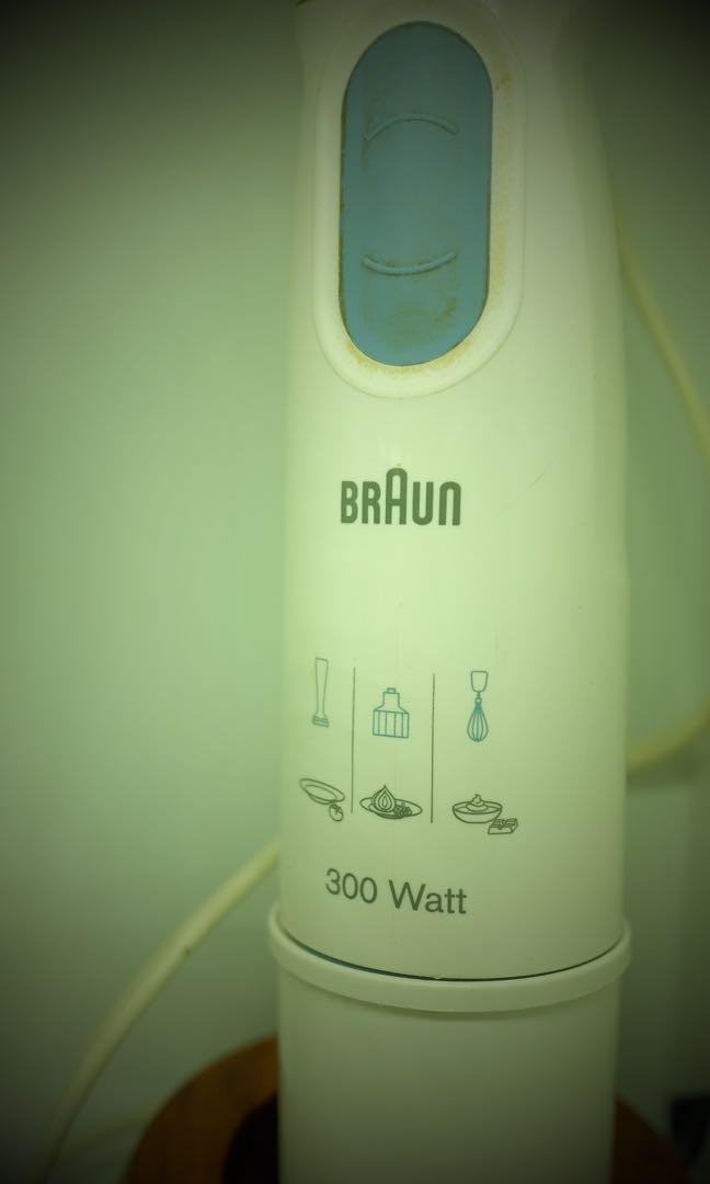 Braun 300w hand blender (Category: Juicers, Blenders & Grinders) located in Baguio. Submitted by greatdealfinder (Listing ID 1048025623, Image 2). Description: Made in spain with 300w of power.
