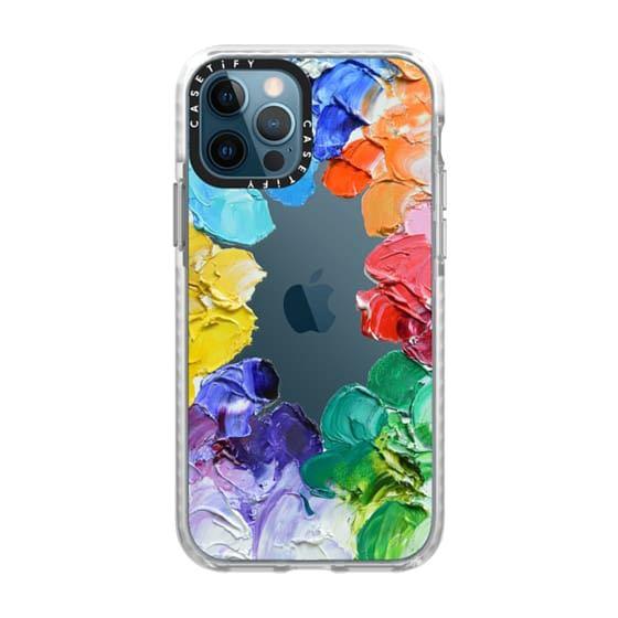 CASETiFY Rainbow Colour Wheel Case (iPhone 12 Pro), Mobile Phones
