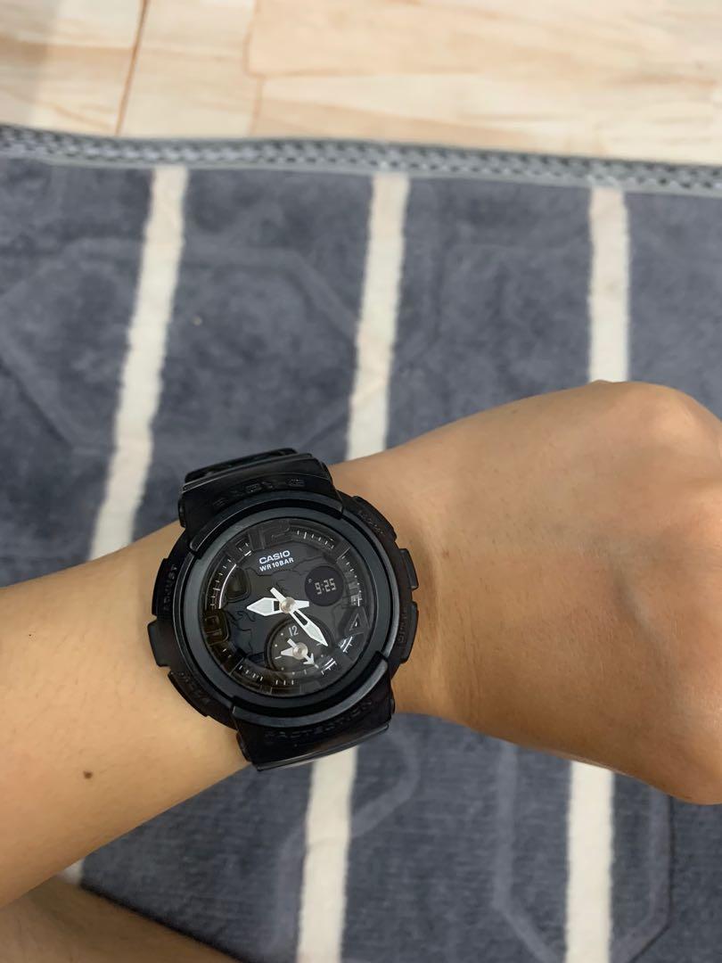 Black Casio Baby G Watch BGA 190BC 1B