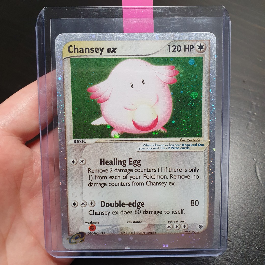 Pokemon Chansey ex 96/109 EX Ruby & Sapphire Lightly Played 