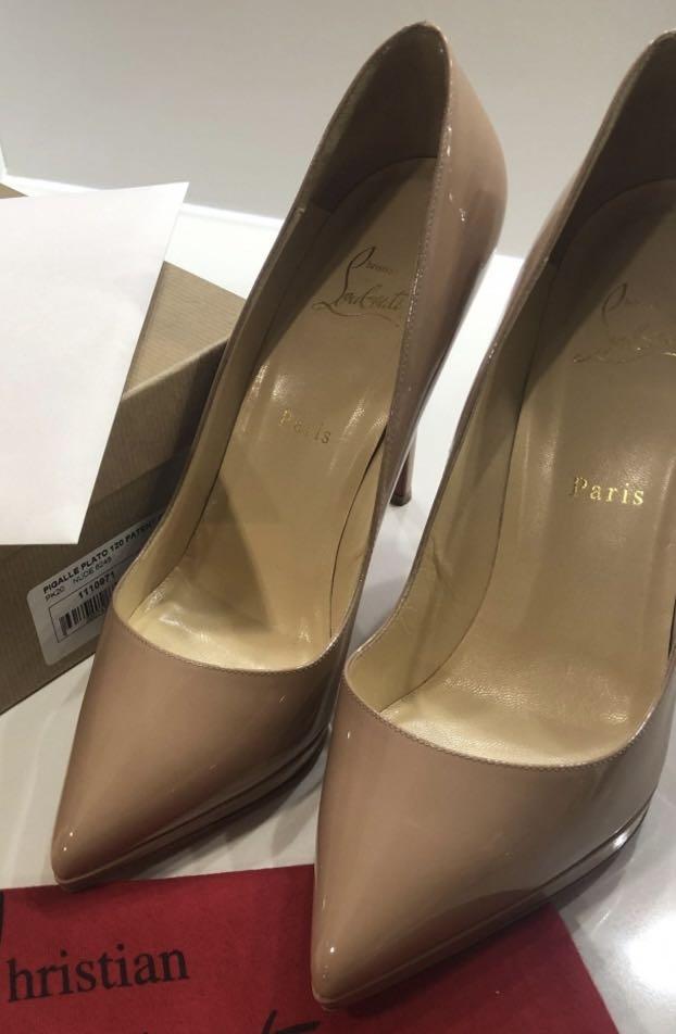 Christian Louboutin 120 Pigalle Plato Heels
