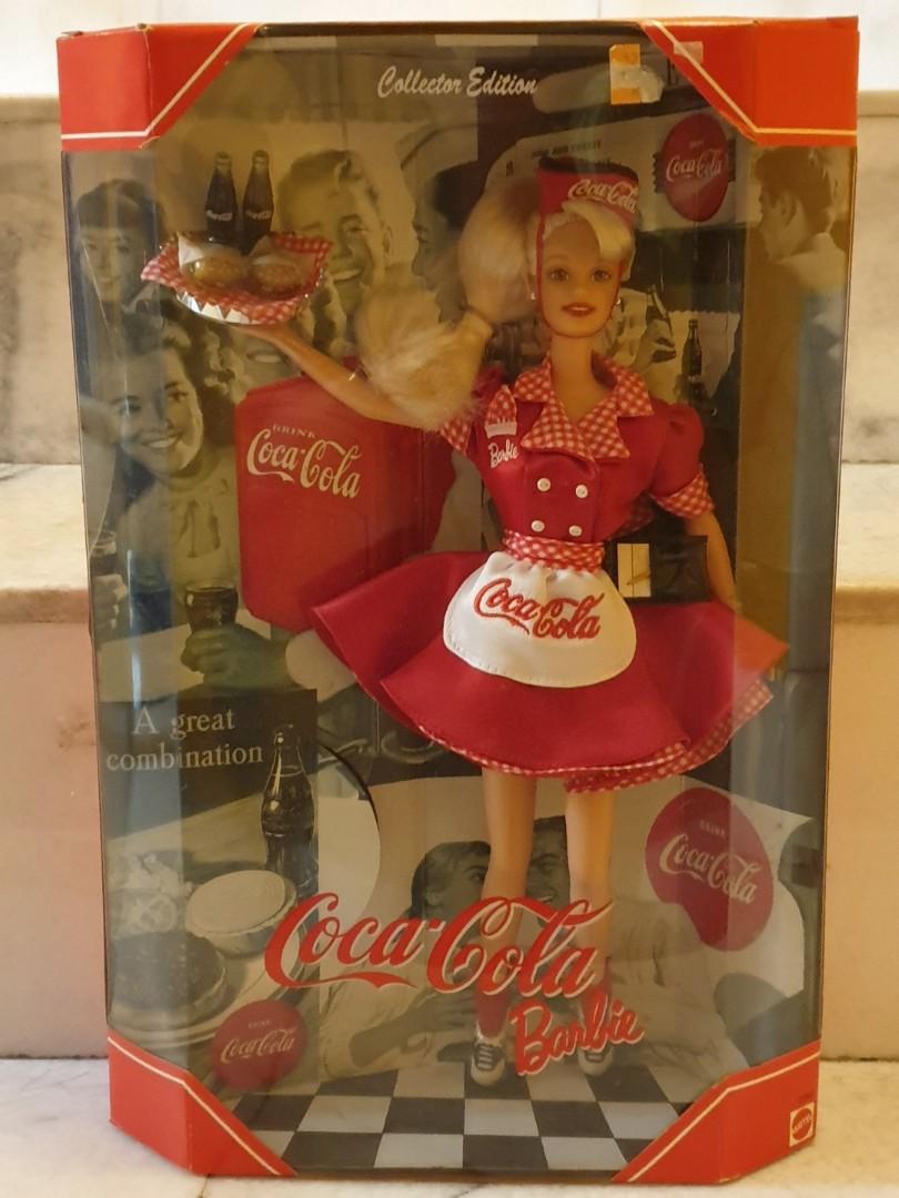 Barbie coca cola collector doll sales
