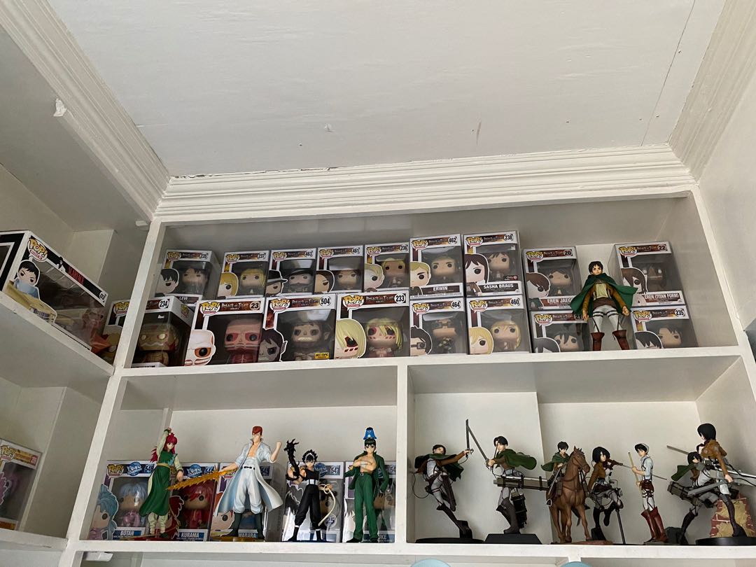 attack on titan funko pop set
