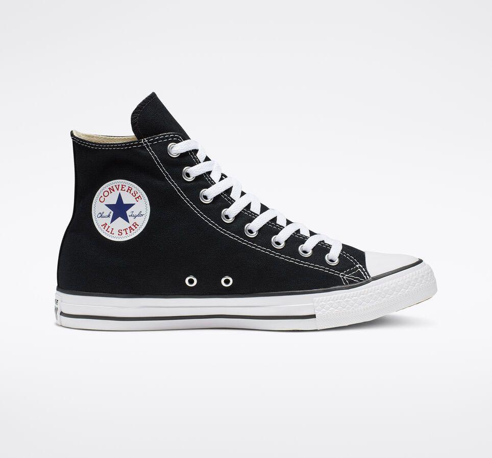 converse trainers black