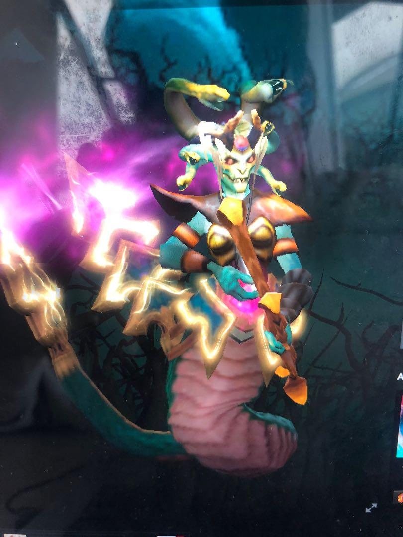 Dota 2 Immortal Item Medusa Tail Video Gaming Gaming Accessories Game Gift Cards Accounts On Carousell