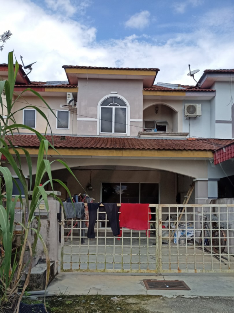 Double storey terrace house near Disney Land Ayer Tawar, Property, For
