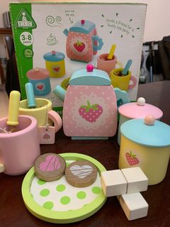 elc wooden tea set