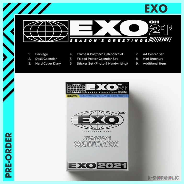 Exo Season S Greetings 2021 K Wave On Carousell