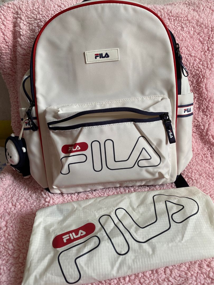 white fila backpack