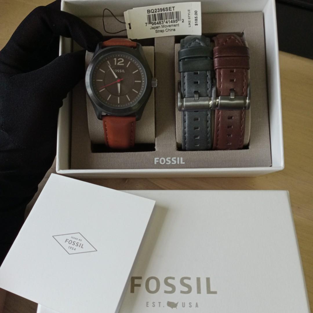 Fossil Editor BQ2396set GIFTSET AS IS Display unit Men s Fashion